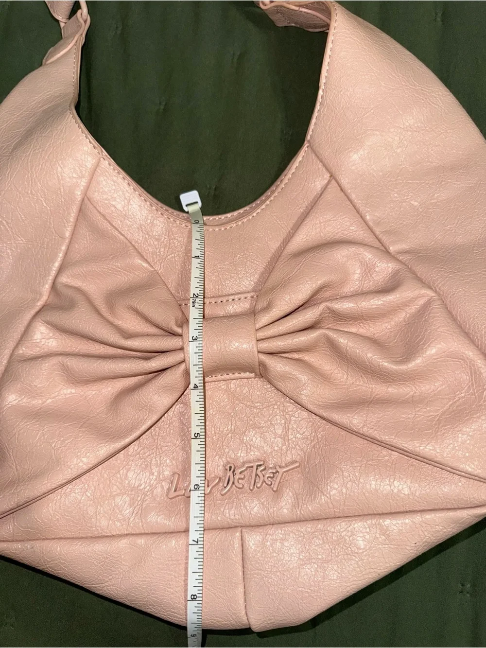 NWOT LuvBETSY Betsey Johnson Pink Bow Hobo Bag